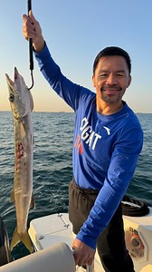 Fishing in Dubai for our lunch. | Manny Pacquiao