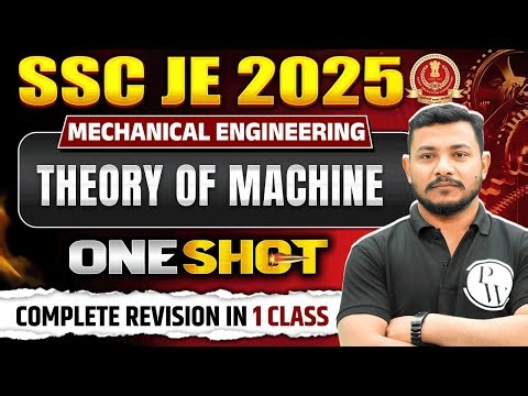 Theory Of Machine in ONE SHOT | SSC JE Mechanical Classes | Theory Of Machine SSC JE