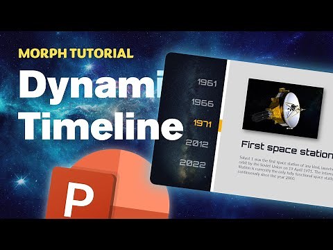 Animated Timeline - PowerPoint Morph Tutorial + FREE Presentation Template for Download ⬇️