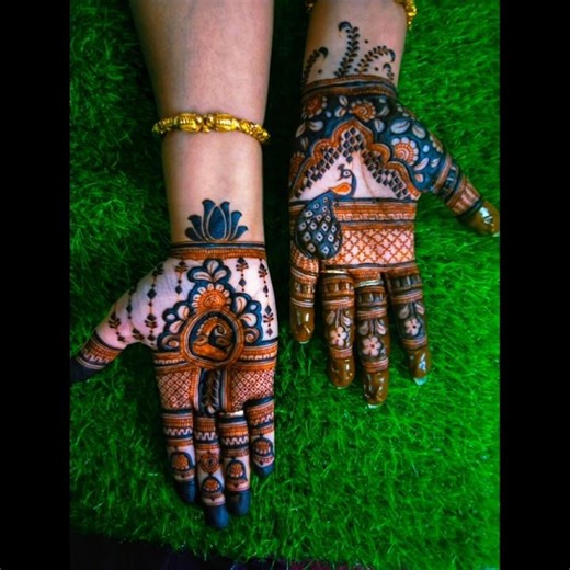 peacock theme special mehandi design🦚🦚🦚🦚🦚🦚