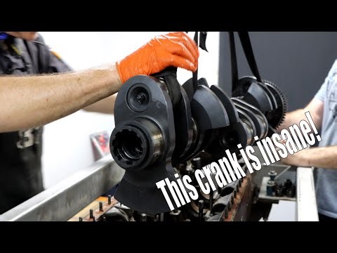 Rolls-Royce 27 Litre V12 - Meteor Tank Engine Tear Down Part 6 - Crankshaft removed