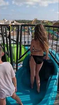 Racing Through Water! Skimmer Race at The Land of Legends 🏁💦 #waterslide #waterpark #aquapark
