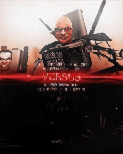 Scientist toilet vs Astro impactor || #skibiditoilet #shorts