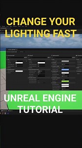 HOW TO CHANGE ENVIRONMENT LIGHTS FAST in Unreal Engine #UnrealEngine #UE #gamedev #indiedev #fyp