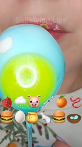 394K views · 4.8K reactions | ASMR Satisfying Eating Emoji Challenge WAX CANDY CRYSTAL CANDY part 8 | Satisfying Lips | Facebook