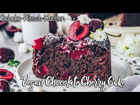 Vegan Chocolate Cherry Cake * moist, chocolaty, incredibly delicious * easy recipe!