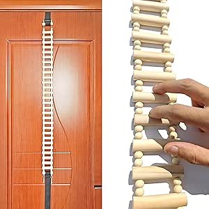 Physical Therapy Finger Ladder for Shoulder Rehab, Over Door/Wall Finger Ladder Physical Therapy for Joint/Muscle Pain Relief, Rehab Equipment for Frozen Shoulder, Rotator Cuff Surgery, Chronic Pain