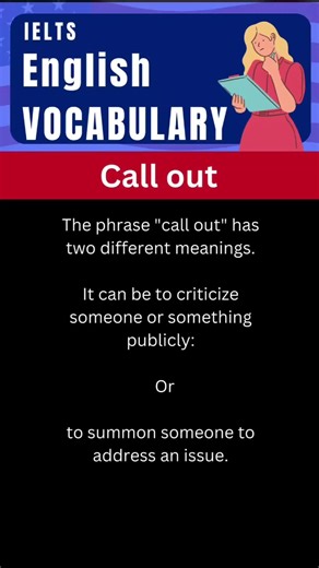 Understanding the Phrase 'Call Out' in English