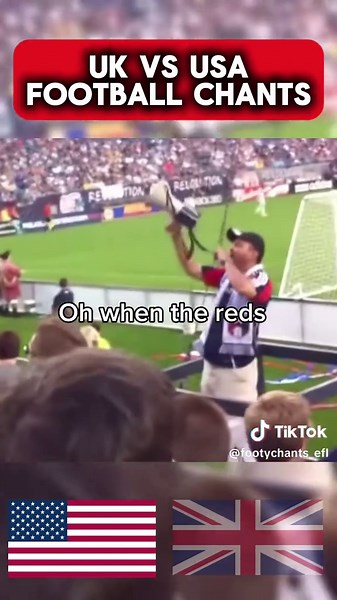 Americans should just give up with football chants #efl #footballchants #football #footballfans #uk #usa #clubworldcup #cwc #fc25