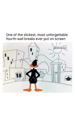 Memes | Relatable | Entertainment on Instagram: "🤔 Daffy Duck is one of the most iconic characters from the Looney Tunes universe, known for his wild personality, exaggerated ego, and unpredictable behavior. First appearing in 1937, Daffy stood out from other cartoon characters of his time because of his manic energy and lack of self-control. Unlike the calm and clever Bugs Bunny, Daffy is often driven by jealousy and greed, which frequently lands him in ridiculous situations. His lisping voice