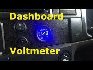 Fitting a Voltmeter in the Dash