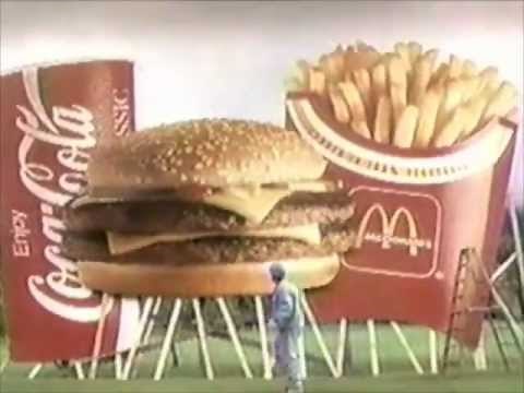 McDonald's - Double Quarter Pounder with Cheese Extra Value Meal commercial - 1994