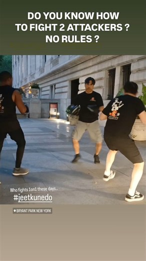 When it's a real fight who fights fair? This is not MMA it's self defense. Learn to fight with no rules Bruce Lee Jeet Kune Do Follow us to learn more to level up your skills. Stay Safe! | JKD NYC
