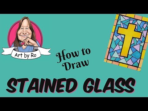 How to Draw a Stained Glass Window with Markers