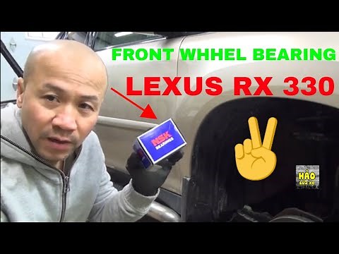How To Repalce Front Wheel Bearing Lexus RX 330