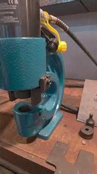 Vevor 35 Ton Hydraulic Hole Puncher #fabrication