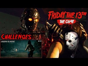 Friday the 13th the game - Gameplay 2.0 - Challenge 9 - Savini Jason