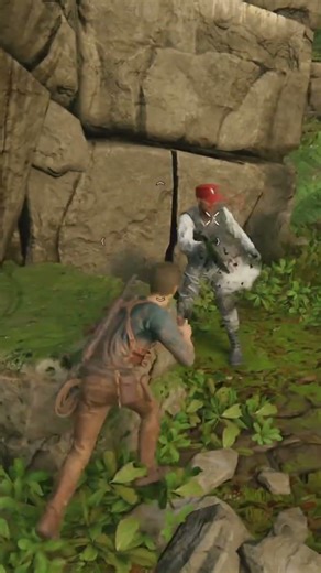 that stealth flank broke their whole defense #uncharted4 #gaming #shorts