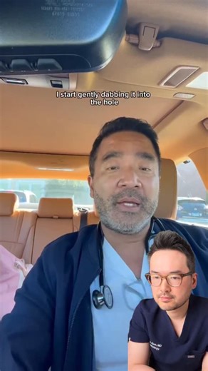 Dr. Danny Guo | Dermatologist on Instagram: "Trigger warning - Maggots 😬 #skincare #dermatologist"