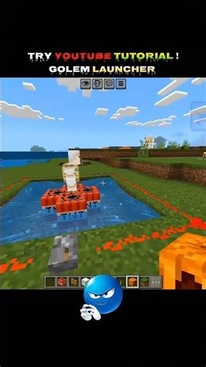 Minecraft: Golem Launcher! #minecraft #cutebabies