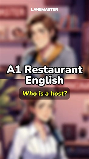 Who Is the Host at a Restaurant? (English for Beginners) #shortvideo #englishpodcast