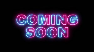 4k Neon Lights Coming Soon Concept Stock Footage Video (100% Royalty-free) 3410132939 | Shutterstock