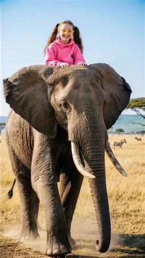 🦁 Meet the African Animals! Lion, Elephant, Giraffe & Hippo!Fun Kids Learning #shorts