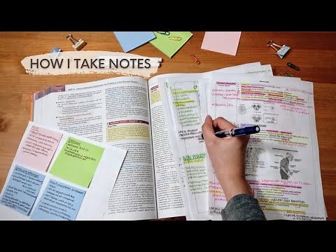 how i take notes in nursing school (before, during & after lectures)