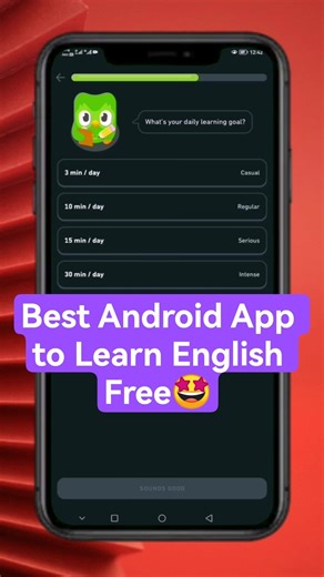 Best Android App to Learn English 😱 #shorts #youtubeshorts #ytshorts #tech #learnenglish #duolingo