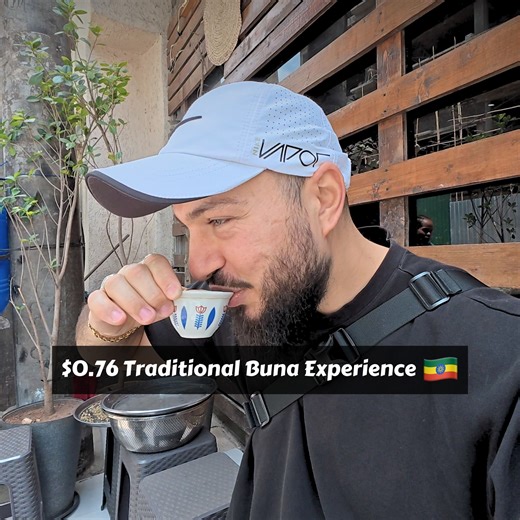 528K views · 9.8K reactions | First Time Experiencing Traditional Coffee For 20 Cents In Addis Ababa, Ethiopia  #Travel #Ethiopia | Davud Akhundzada | Facebook