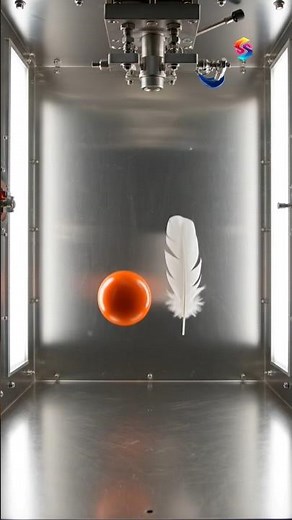 A ball and a feather experiment!
