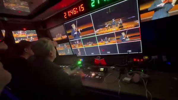 8.4K views · 1.1K reactions | Chinese Producer grooving along the broadcast! What a character! Love it  | David Garrett | Facebook