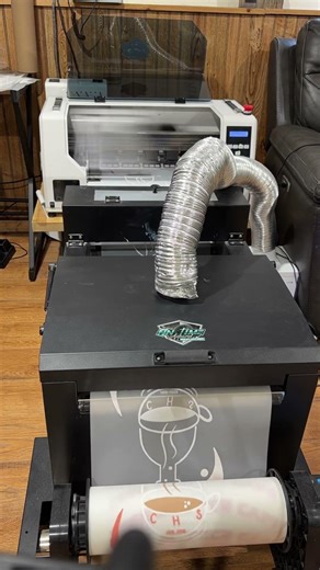 Beautiful dtf printer at work. #digitalprinter #dothingsyoudontwanttodo #helpmemakethismakesense