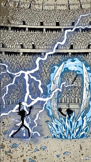 Epic Stickman Battle: Lightning vs Ice Mages! ⚡️❄️#shorts #animation #art