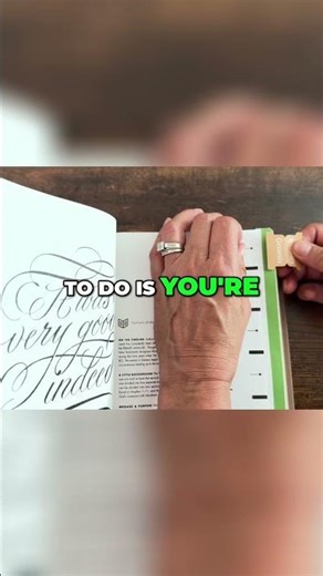 Simple Steps to PERFECT Bible Tab Alignment #shorts