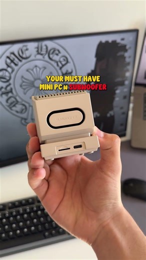 Your MUST HAVE Setup Upgrade Mini PC + Subwoofer Combo 😭🔥#minipc #subwoofer #cleansetup #desksetup