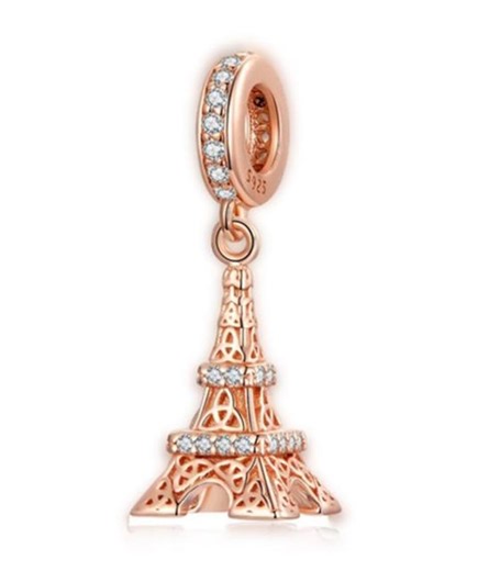 Eiffel Tower Charm Fit for Pandora Bracelet , 100% Genuine 925 Sterling Silver Charm - Etsy