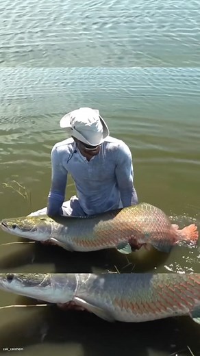 The Armored Predator of the Amazon River #arapaima #amazonfish | Animal World