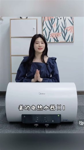 美的（Midea）储水式电热水器电家用60升国家补贴长效免换镁棒2200W速热一级能效防电墙F6021-X1(S)【全新升级】