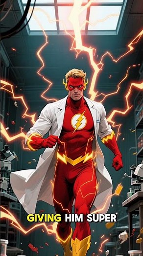 The Flash Origin Explained — How Science Created Barry Allen, Not Magic | DC Flash Origin #shorts