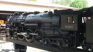 NYC Hudson #6620 is rolled onto a service track after a day of operation at the Illinois Live Steamers on August 18, 2018. | The Steam Channel