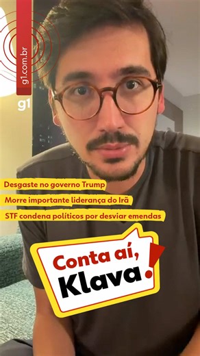 Conta aí, Klava! – Baixa no governo Trump mostra desgaste causado pela guerra no Irã. O diretor do Centro Nacional de Contraterrorismo dos Estados Unidos, Joseph Kent, renunciou por se opor à guerra no Oriente Médio. Mas o desgaste não vem só de Kent, a pressão econômica causada pelo bloqueio do Estreito de Ormuz já pressiona os consumidores nos EUA; e a base de Trump segue insatisfeita com os gastos e risco de perda de vidas americanas no conflito. E mais: O STF condenou os deputados Josimar Ma