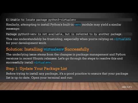 How to Install virtualenv on Ubuntu 20.04 GCP Instance