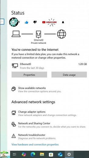 How To Assign a Static ip Address in Windows 10 ( Quick Step )