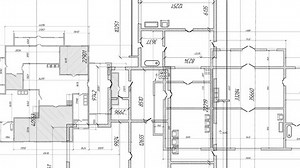 House plan project .Engineering design .Technical drawing background.Construction and repair