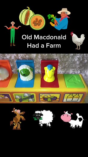 Old Macdonald Pop-up Toy for Kids | Fun Music Farmer Animals