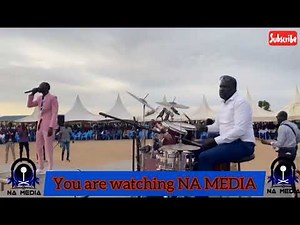 ALIJOMA MABIL PERFORMING LIVE MUSIC IN JUBA