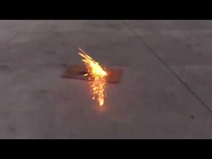 Crackling ground bloom flower by DFS fireworks