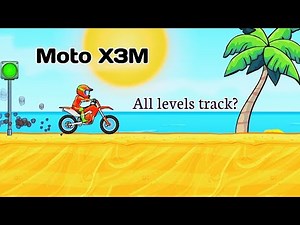 Moto X3M All Levels Gameplay 🔥 | Complete Tracks Challenge