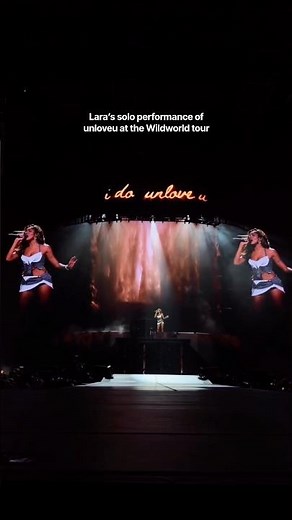 Lara’s solo performance of unloveu at the Wildworld tour in Dublin 🤍 #katseye #pop #concert #album